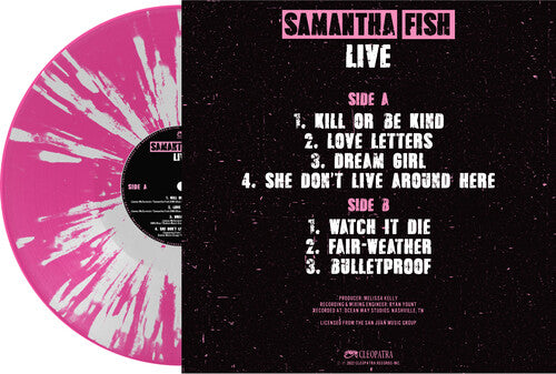 Samantha Fish Live (Colored Vinyl, Pink & White Splatter)
