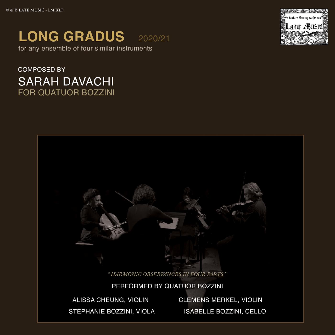 Sarah Davachi Long Gradus