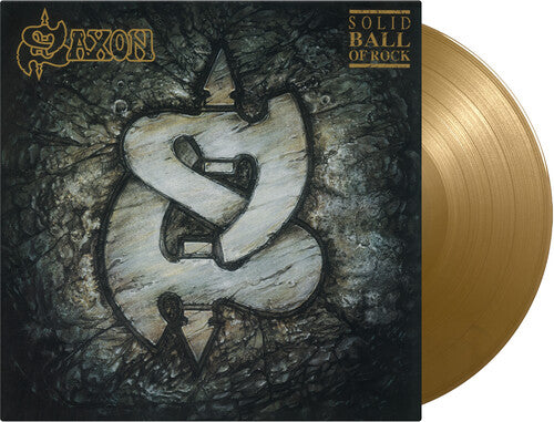 Saxon Solid Ball Of Rock (Limited Edition, 180 Gram Vinyl, Colored Vinyl, Gold) [Import]