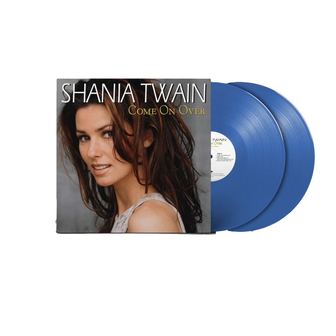 Shania Twain Come on Over: 25th Anniversary Diamond Edition (Limited Edition, Blue Vinyl) [Import] (2 Lp's)