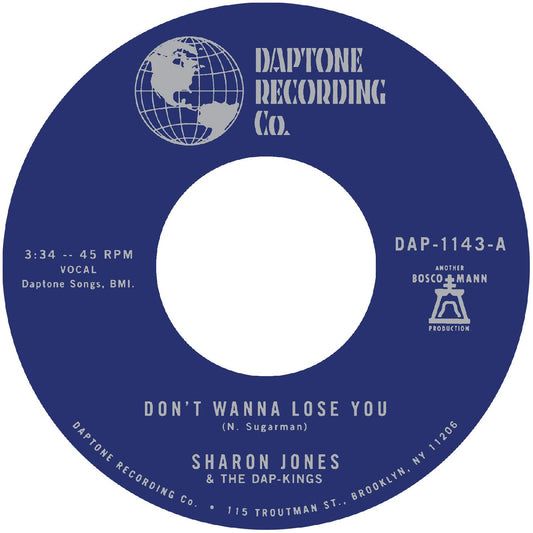Sharon & The Dap-Kings Jones Don't Want To Lose You b/w Don't Give a Friend a Number