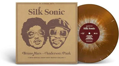 Silk Sonic (Bruno Mars + Anderson .Paak) Evening With Silk Sonic (Limited Edition, Brown & White Splatter Colored Vinyl) [Import]