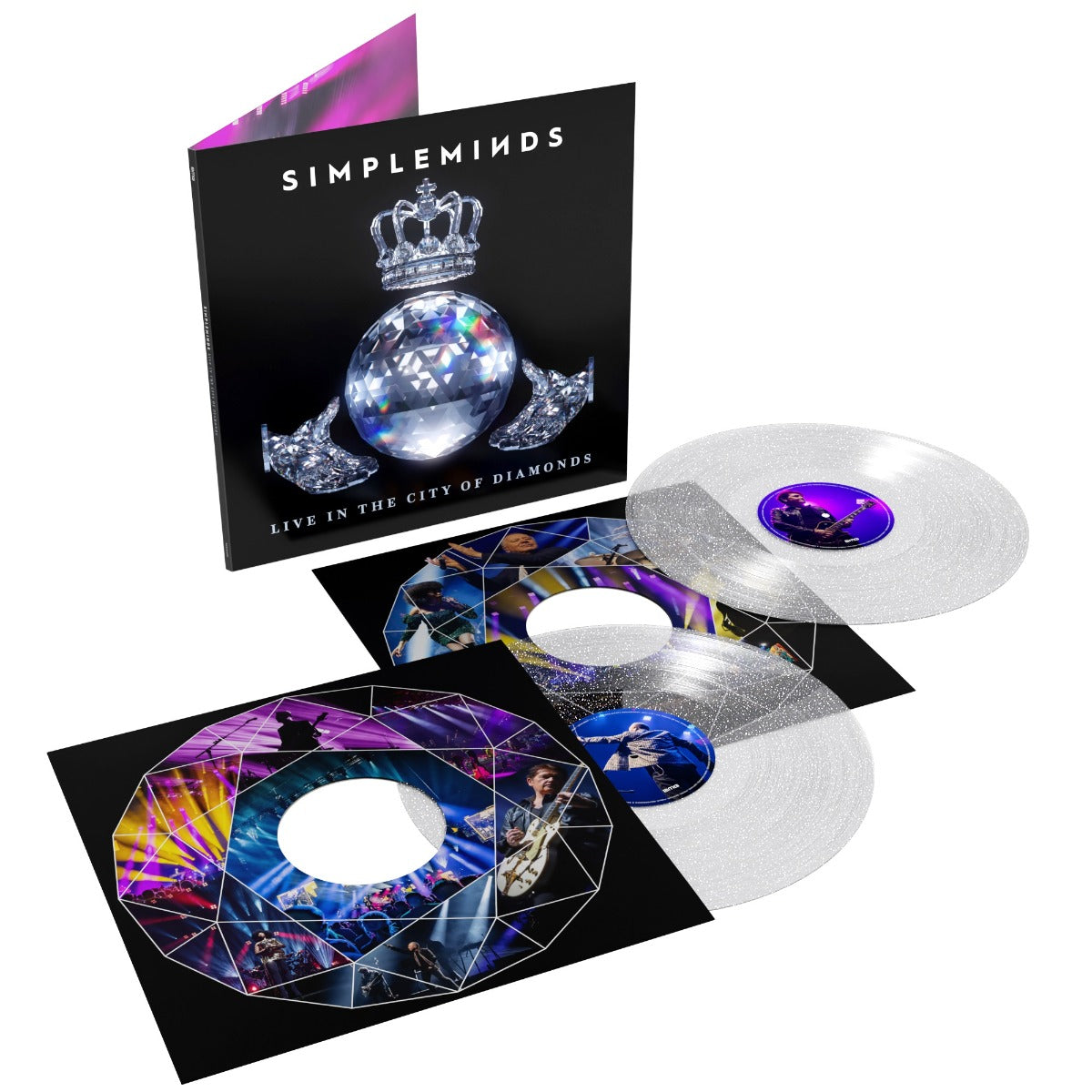 Simple Minds Live In The City Of Diamonds (Indie Exclusive, Limited Edition, Gatefold LP Jacket, Diamond Luxe Packaging) (2 Lp's)