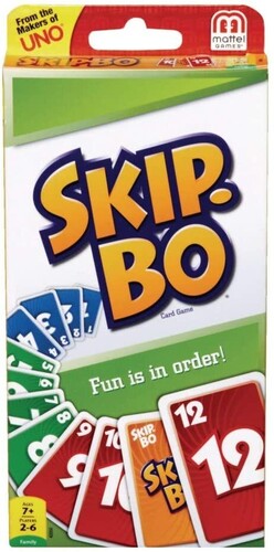 Skip-Bo Mattel Games - Skip-Bo (Card Game, Table Top Game, Toy)