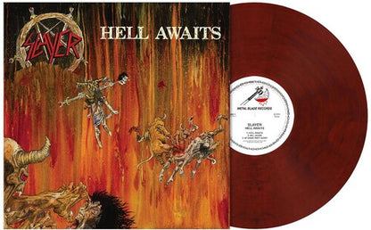 SLAYER Hell Awaits (Red Velvet Marbled Colored Vinyl, Poster)