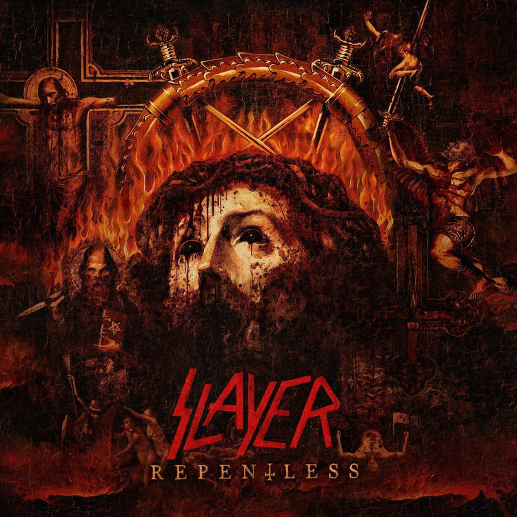 SLAYER Repentless (Indie Exclusive) [Clear Silver Red Splatter]
