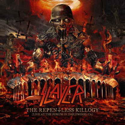 SLAYER The Repentless Killogy (Live at the Forum in Inglewood, Ca) (Amber Smoke Colored Vinyl, Gatefold LP Jacket) (2 Lp's)