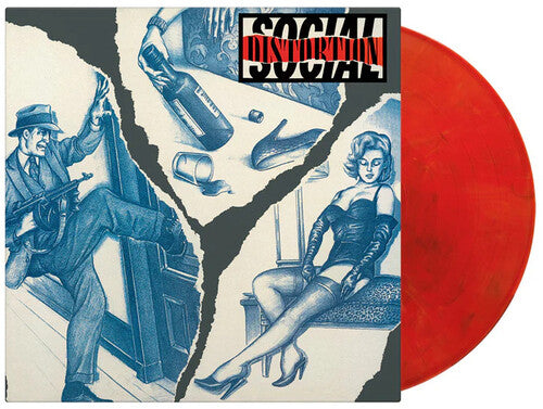 Social Distortion Social Distortion (Limited Edition, 180 Gram Translucent Red, Black & White Marble Colored Vinyl] [Import]