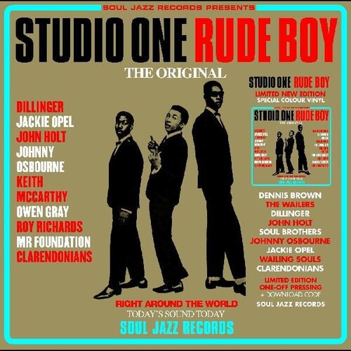 Soul Jazz Records Presents Studio One Rude Boy (RSD Exclusive, Colored Vinyl, Red, Cyan, Digital Download Card) (2 Lp's)