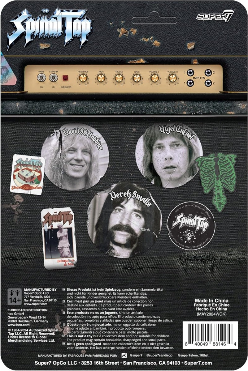 Spinal Tap Super7 - Spinal Tap - ReAction Figures Wave 01 David St. Hubbins (Collectible, Figure, Action Figure)