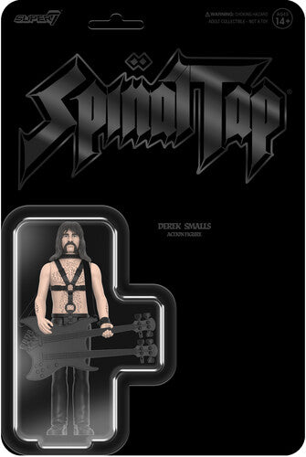 Spinal Tap Super7 - Spinal Tap - ReAction Figures Wv2 - Derek Smalls (None More Black) (Collectible, Action Figure)