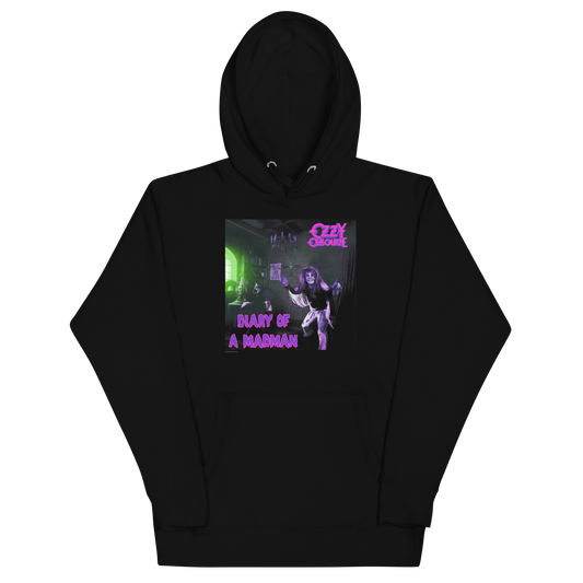 Stakes Ozzy Osbourne Purple Diary Classic Hoodie Black