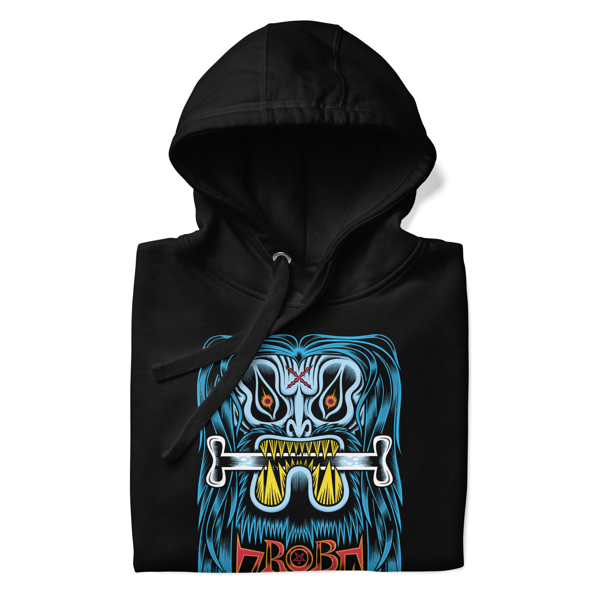 Stakes Rob Zombie Bone Hoodie Black