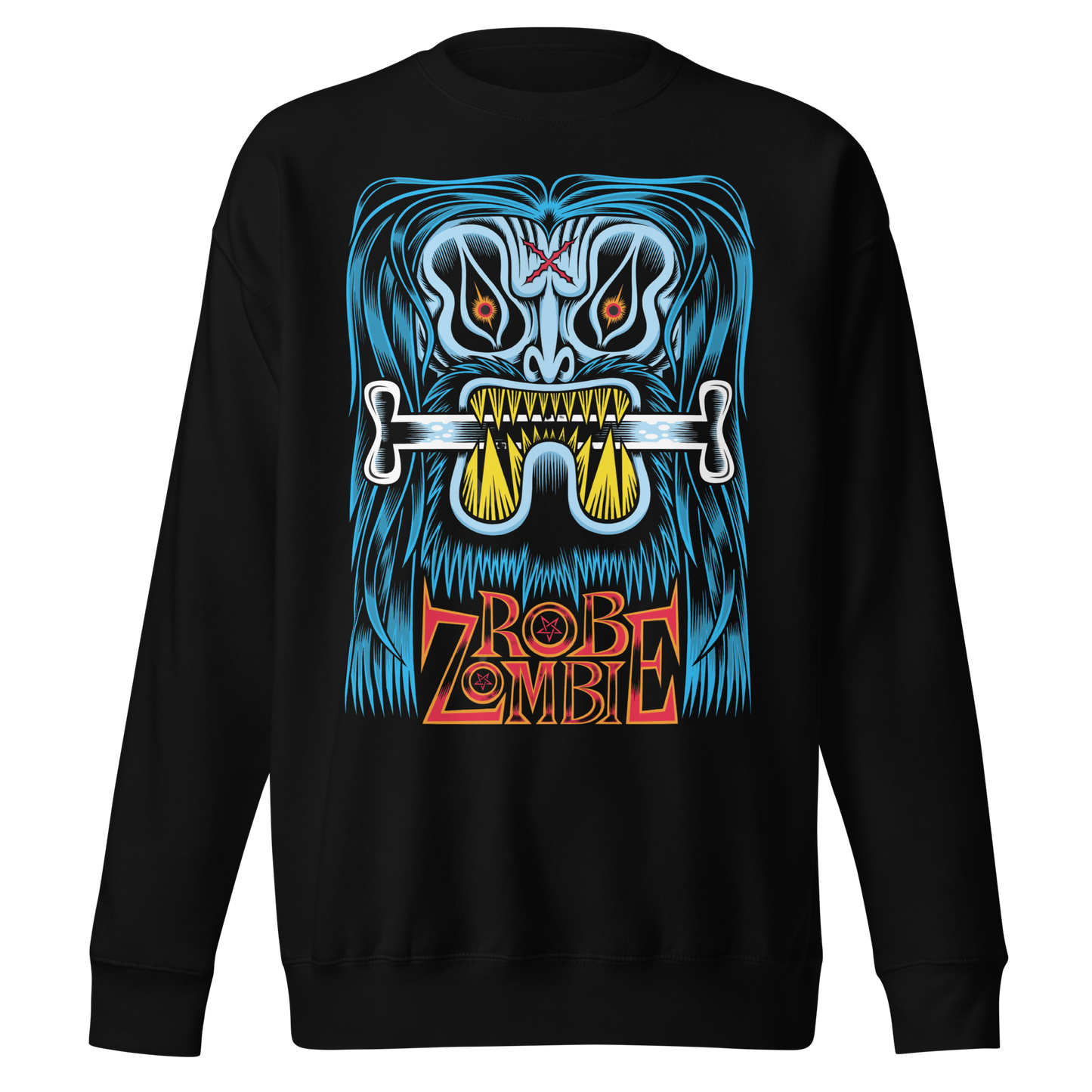 Stakes Rob Zombie Bone Sweatshirt Black