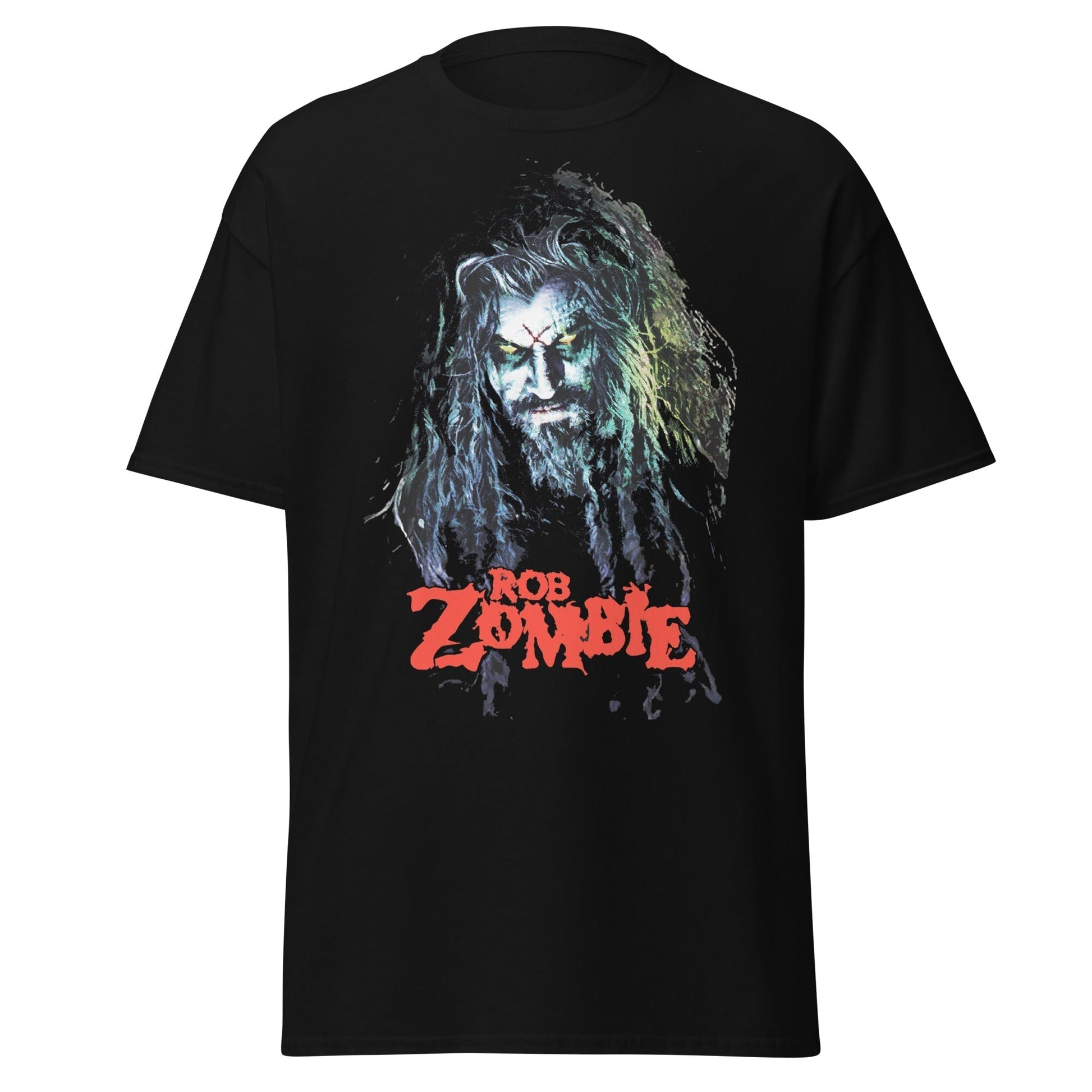 Stakes Rob Zombie - Classic Logo Jumbo Print T-Shirt Black