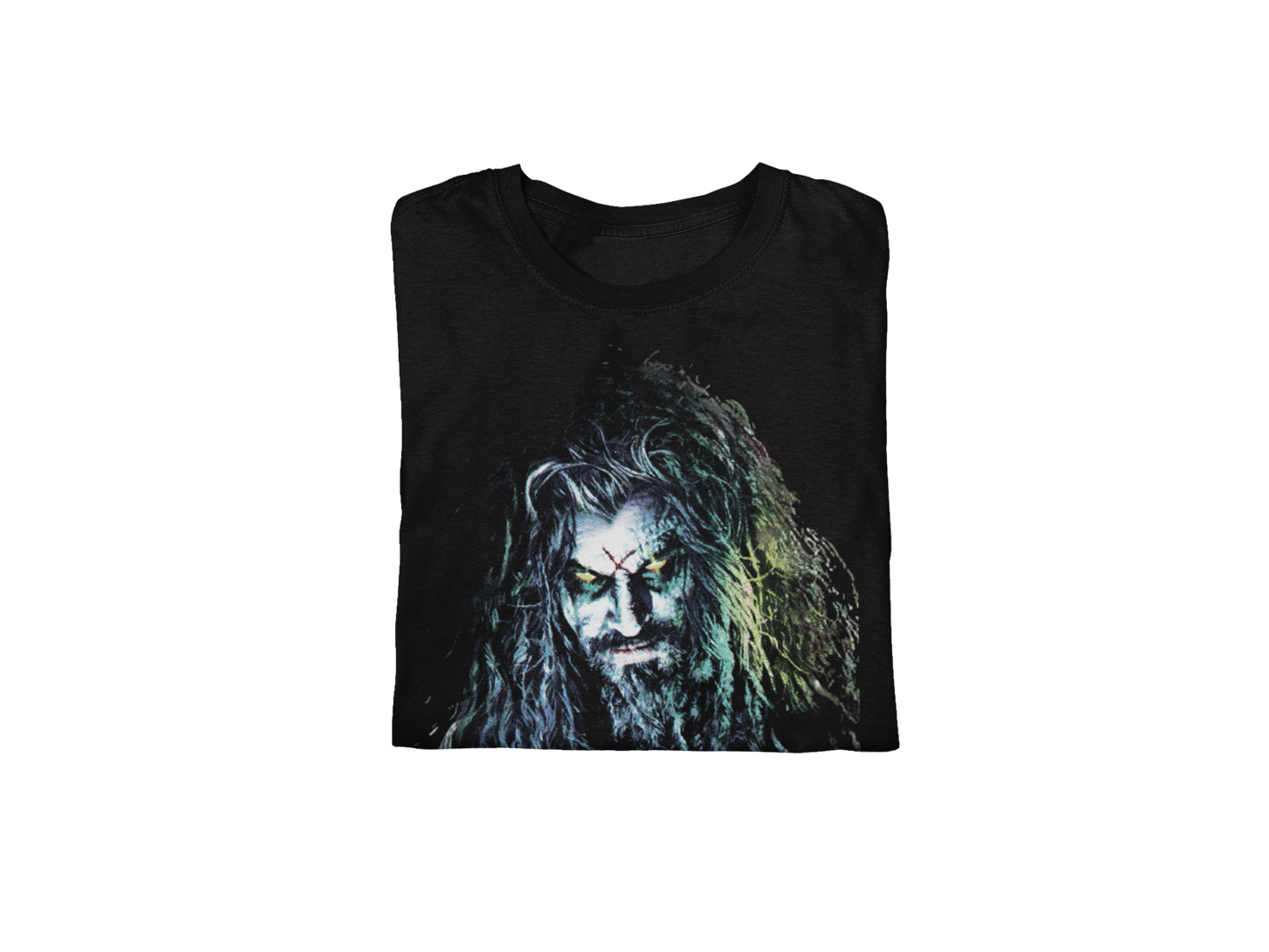 Stakes Rob Zombie - Classic Logo Jumbo Print T-Shirt Black
