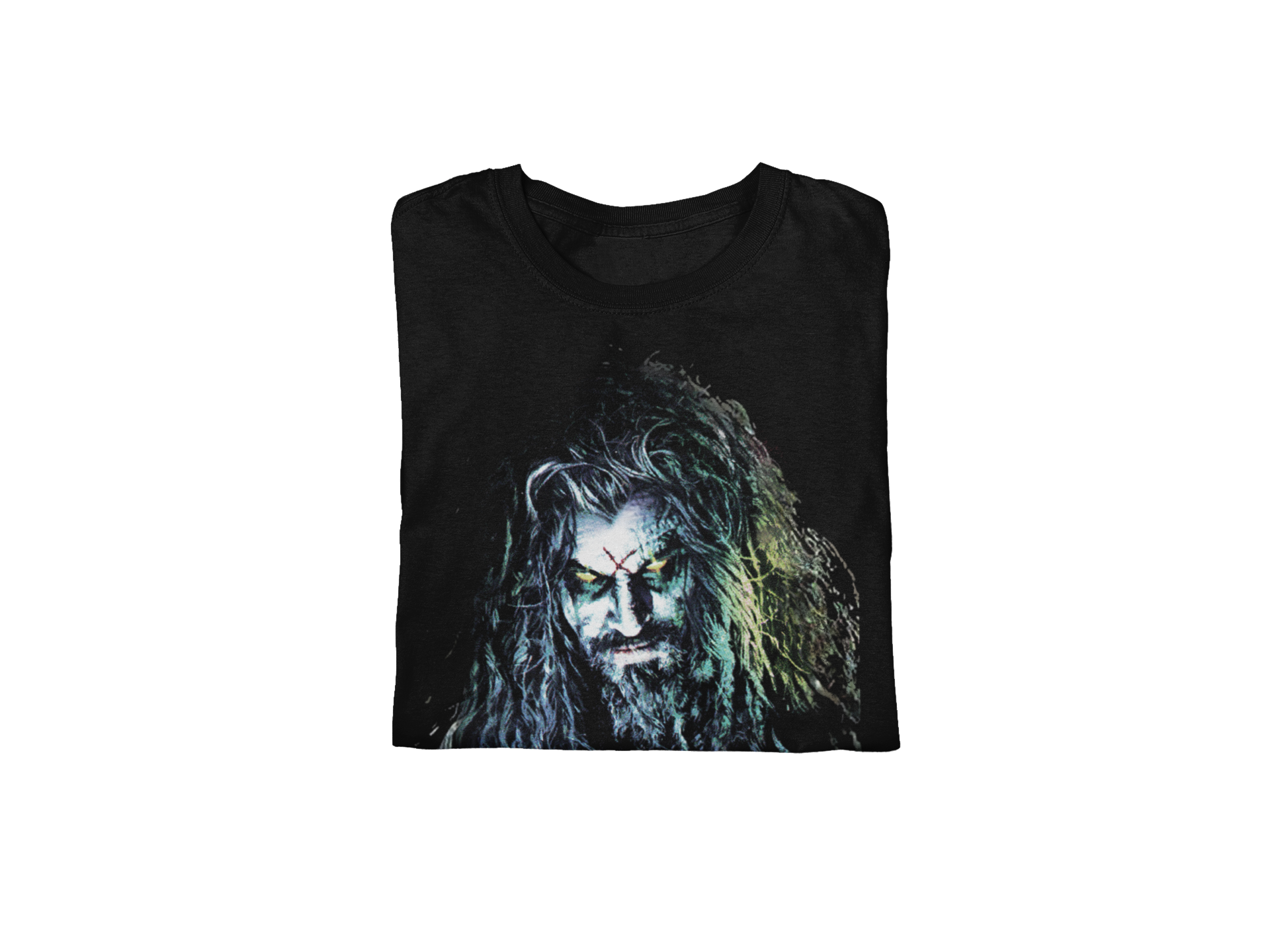 Stakes Rob Zombie - Classic Logo Jumbo Print T-Shirt Black