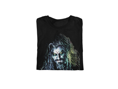 Stakes Rob Zombie - Classic Logo Jumbo Print T-Shirt Black
