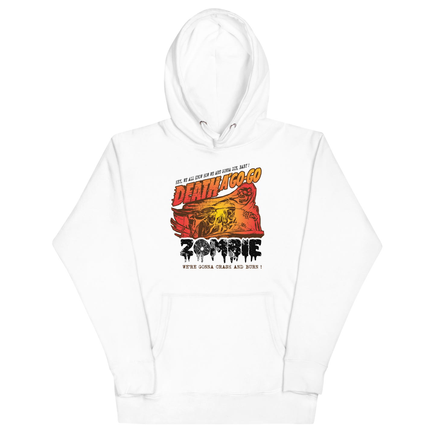Stakes Rob Zombie Death a Go Go Classic Hoodie White