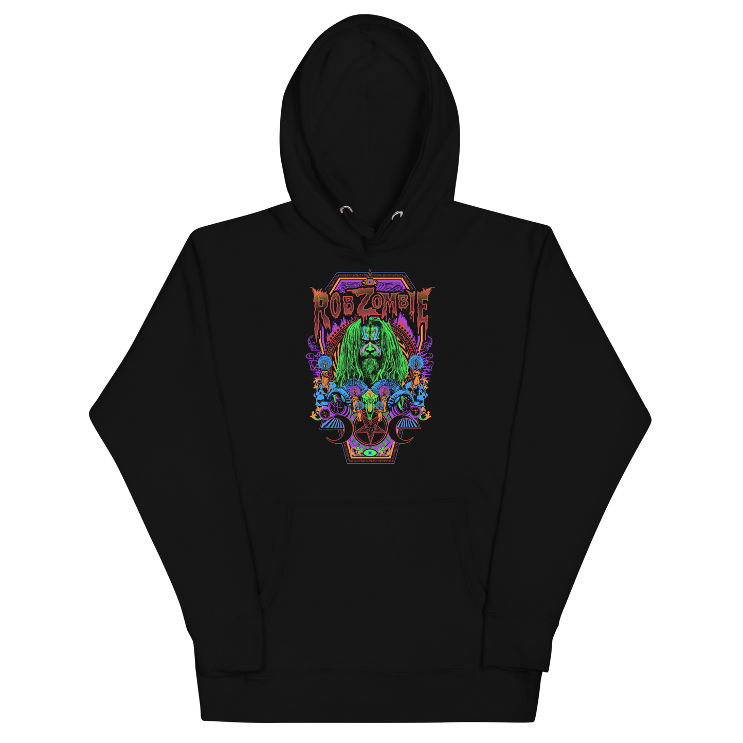 Stakes Rob Zombie Psychedelic Classic Hoodie Black