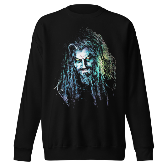 Stakes Rob Zombie Vintage 2004 Jumbo Print Sweatshirt Black