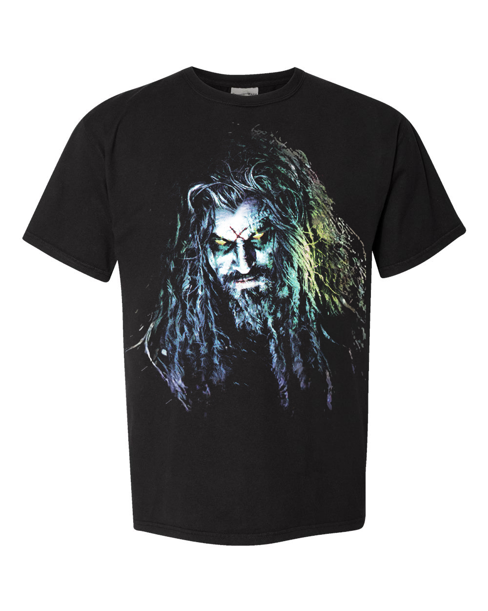 Stakes Rob Zombie Vintage 2004 Jumbo Print T-Shirt Black