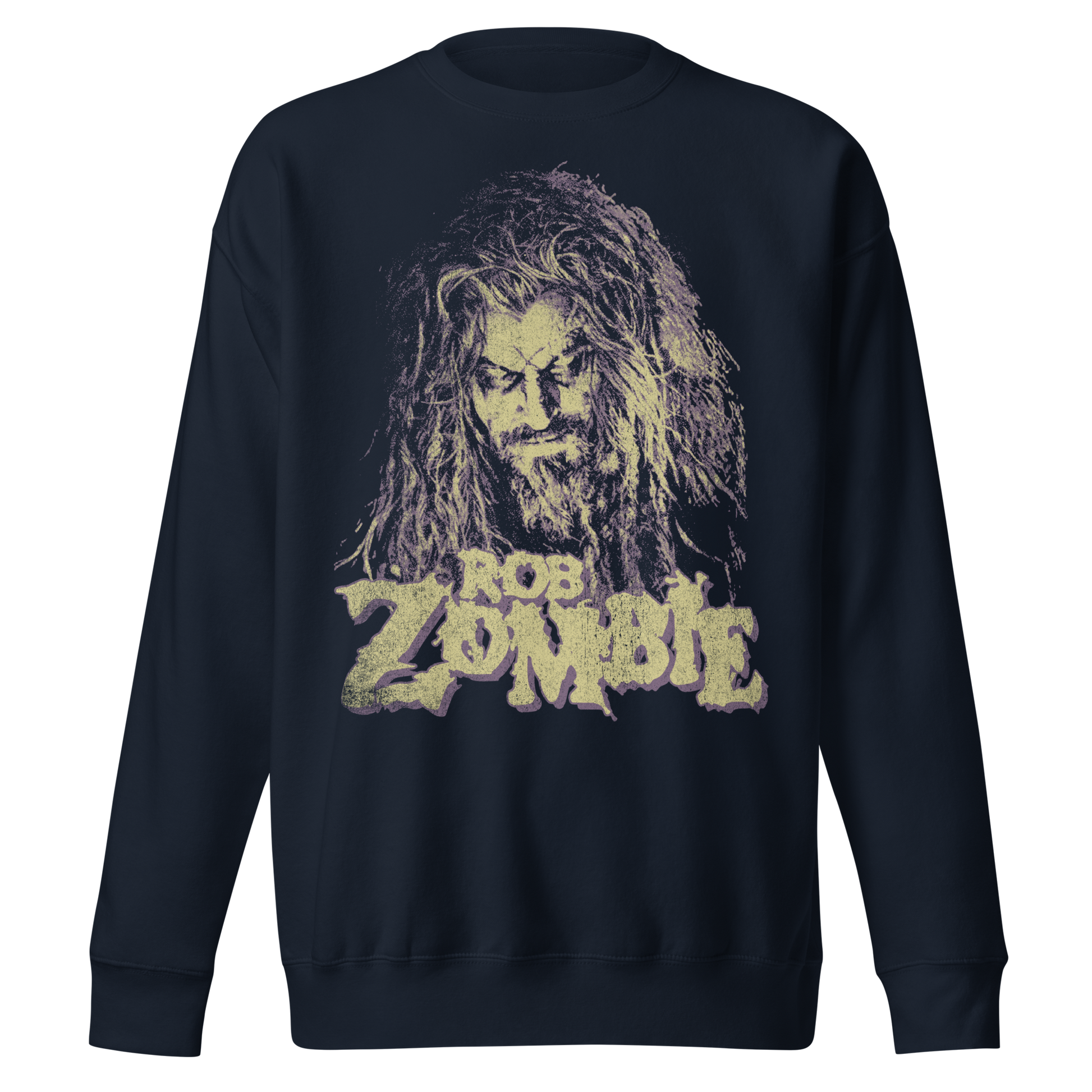 Stakes Rob Zombie - Vintage Early 2000s Jumbo Print Sweatshirt Black