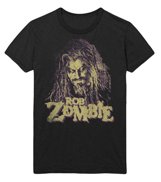 Stakes Rob Zombie - Vintage Early 2000s Jumbo Print T-Shirt Black