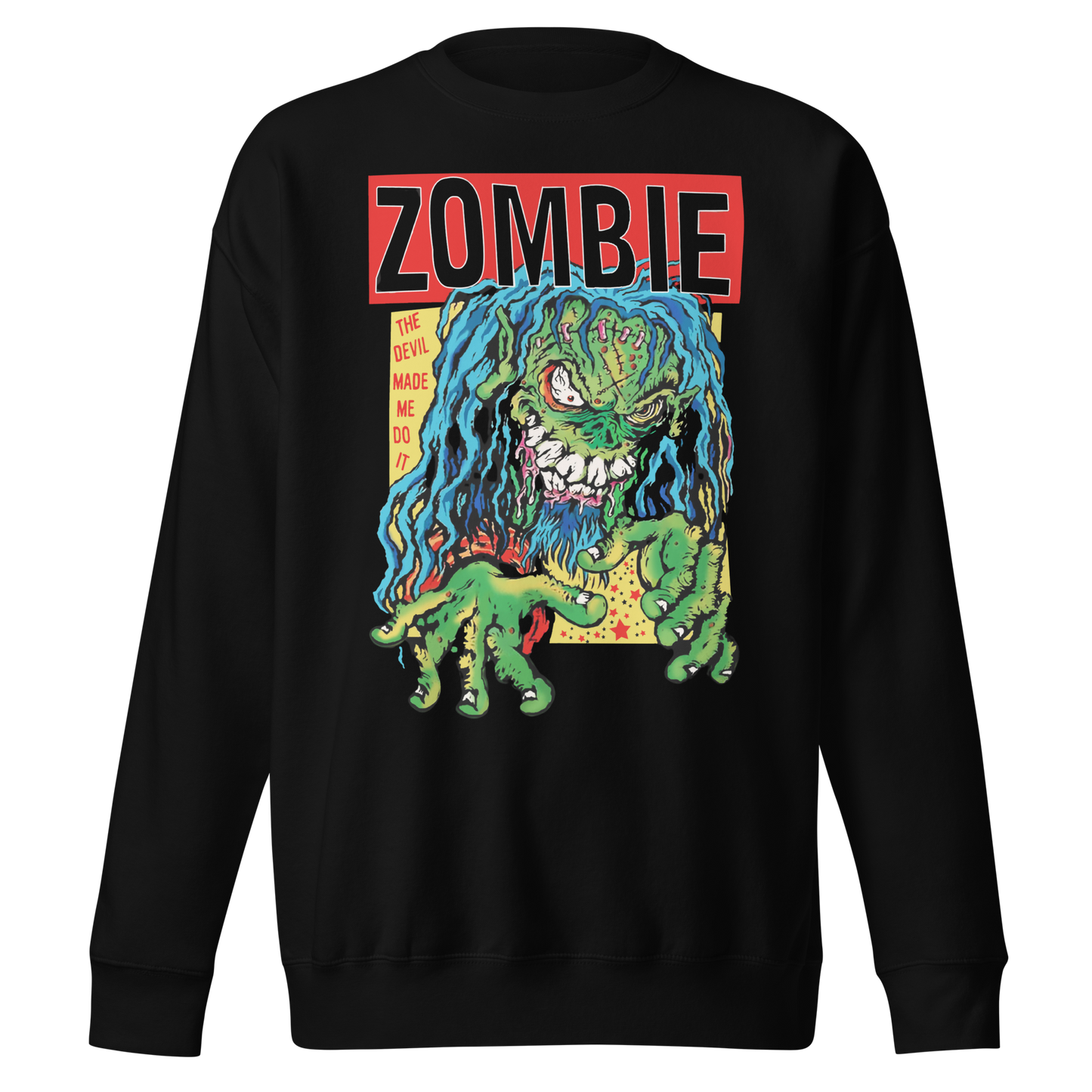 Stakes Rob Zombie Vintage Slime Sweatshirt Black
