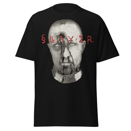 Stakes Slayer Blank Eyes Jumbo Print T-shirt Black
