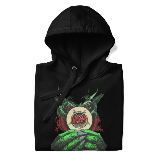 Stakes Slayer Demon Hands Vintage Hoodie Black