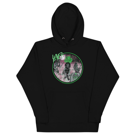 Stakes Slayer Neon Green Undead Classic Hoodie Black