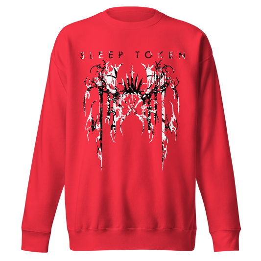 Stakes Sleep Token Drip Jumbo Print Sweatshirt Red