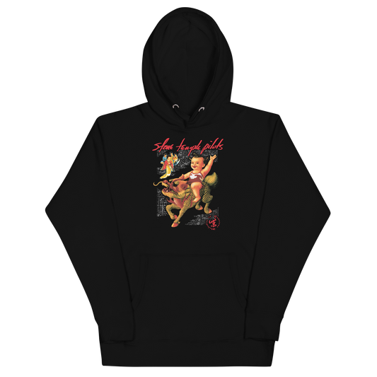 Stakes Stone Temple Pilots Purple Classic Hoodie Black