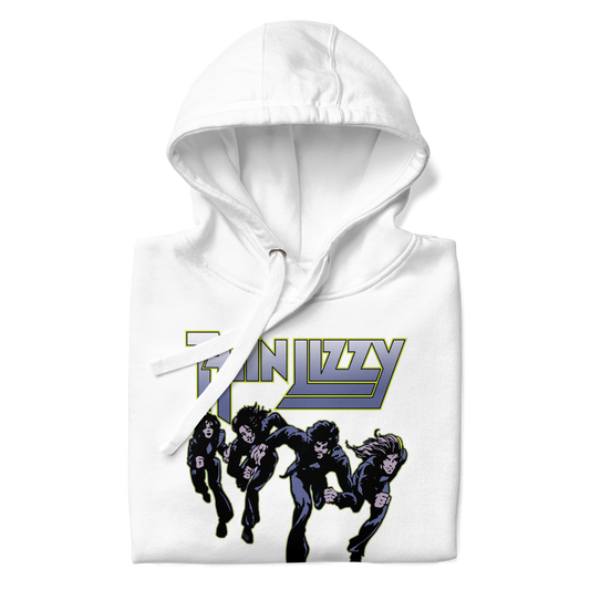 Stakes Thin Lizzy Jailbreakers Hoodie White
