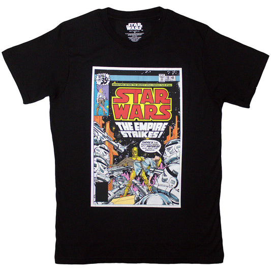 Star Wars The Empire Strikes Comic Cover Black