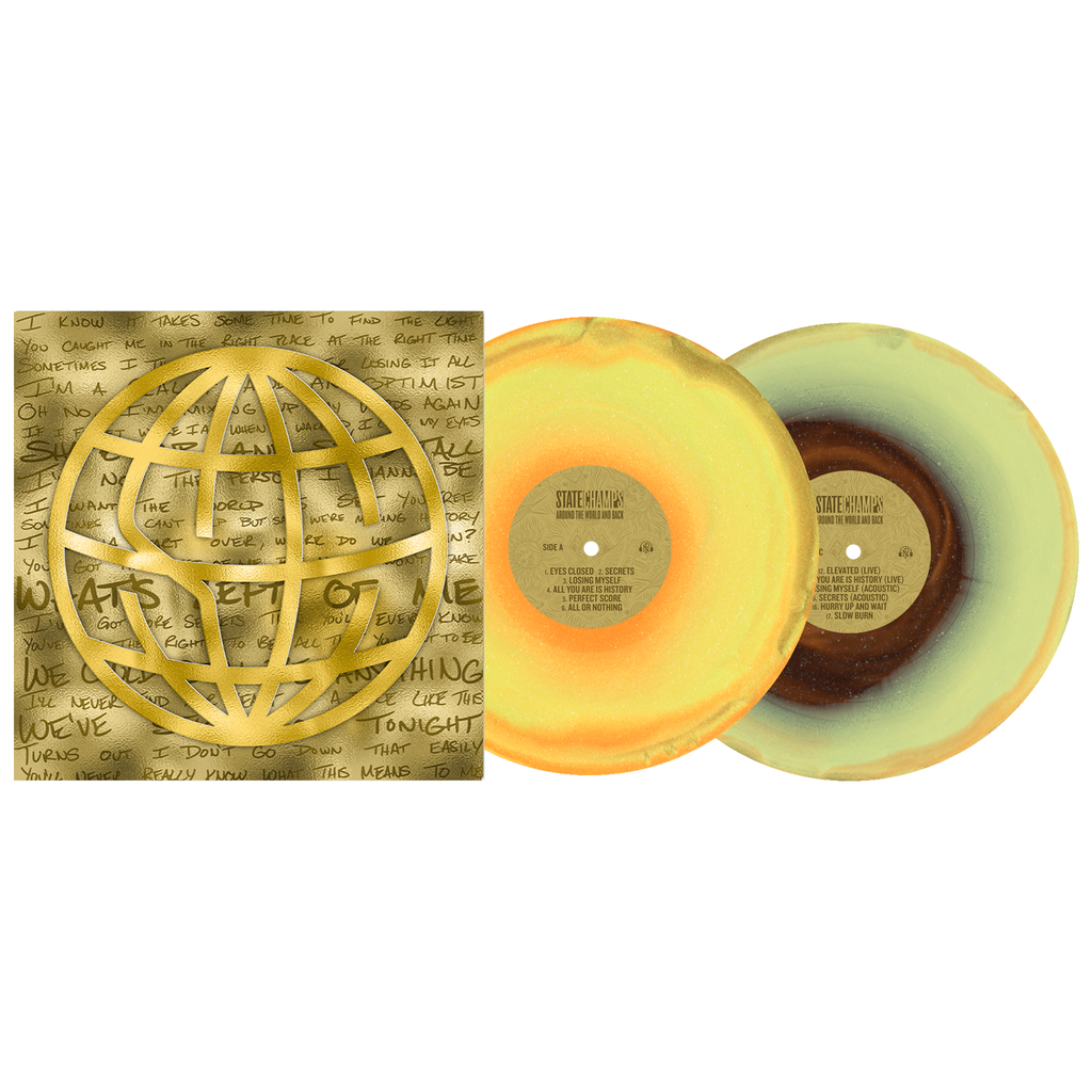 State Champs Around The World And Back (10 Year Anniversary) [Orange/Yellow/Black Ice W/ Glitter Vinyl] [2LP]