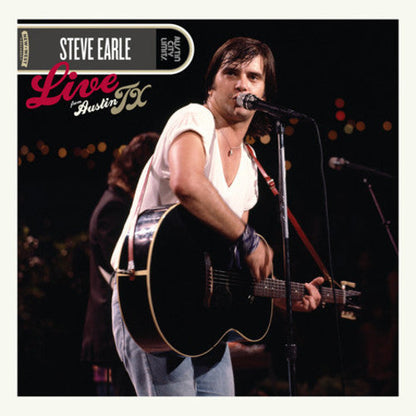 Steve Earle Live From Austin, TX (180 Gram Blue Colored Vinyl) (2 Lp's)
