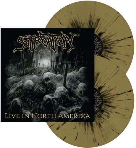 Suffocation Live In North America (Gold & Black Splatter) (Colored Vinyl, Gold, Black, Indie Exclusive) (2 Lp's)