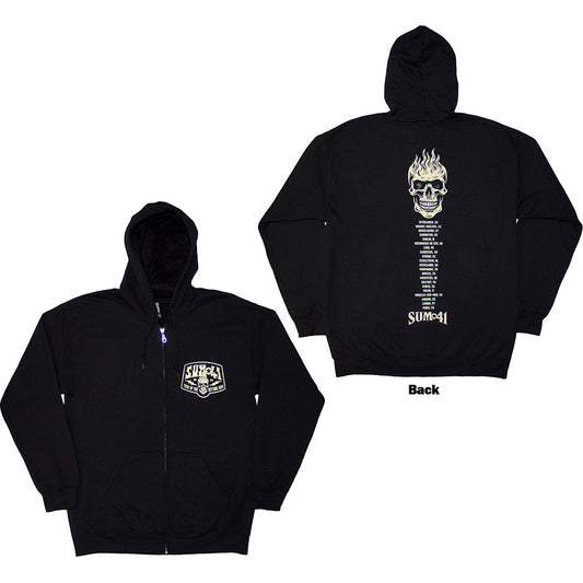 Sum 41 Tour '24 Pocket Logo & Skull Back Black