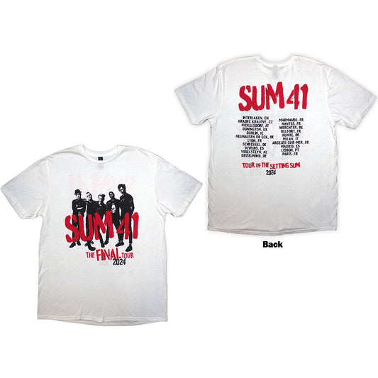 Sum 41 Tour '24 Spray Paint White