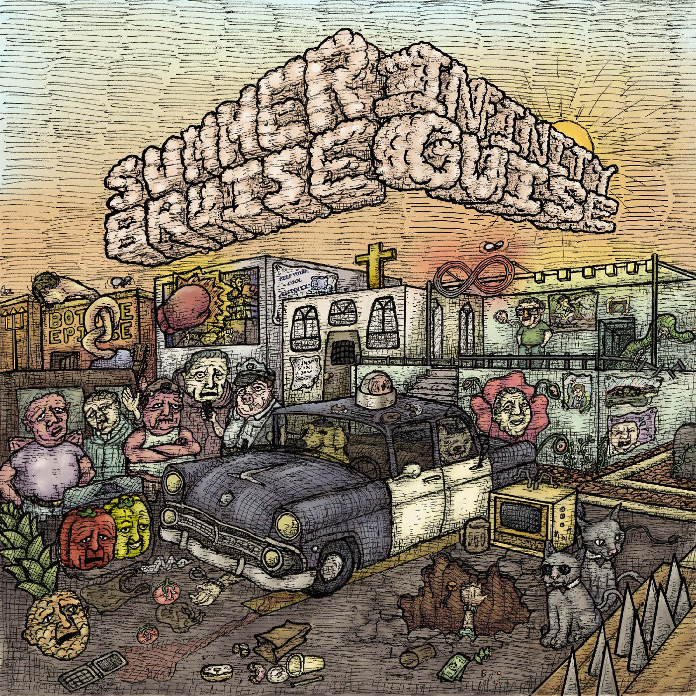 Summerbruise Infinity Guise (Clear W/ Orange & Red Swirl Vinyl)