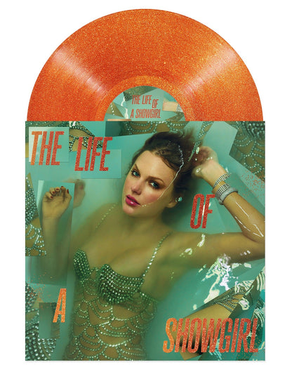 Taylor Swift The Life Of A Showgirl [Sweat And Vanilla Perfume Portofino Orange Glitter Vinyl]
