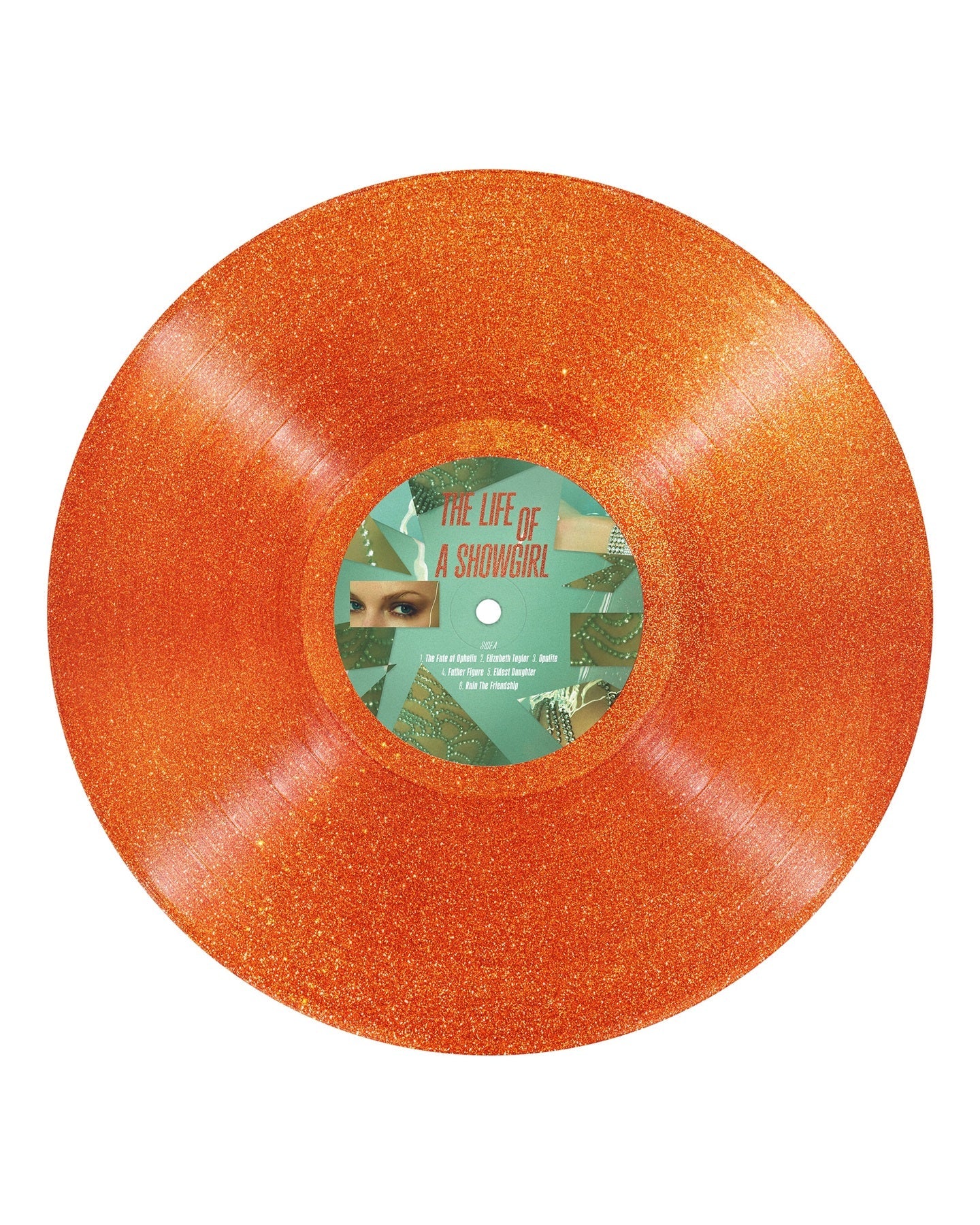 Taylor Swift The Life Of A Showgirl [Sweat And Vanilla Perfume Portofino Orange Glitter Vinyl]