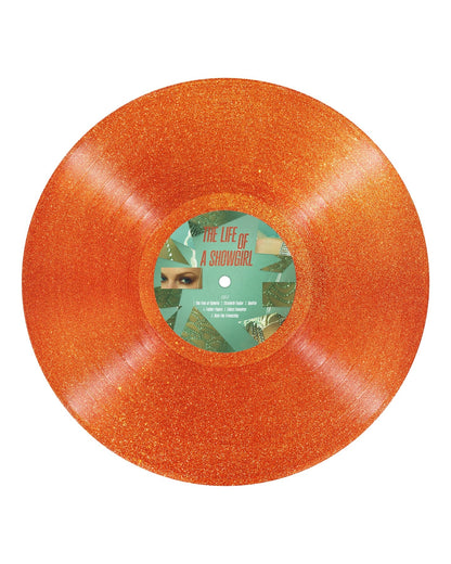 Taylor Swift The Life Of A Showgirl [Sweat And Vanilla Perfume Portofino Orange Glitter Vinyl]