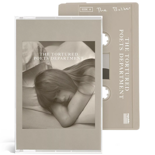 Taylor Swift THE TORTURED POETS DEPARTMENT (THE BOLTER COVER) (BEIGE NATURAL, JEWEL CASE) (CASSETTE)