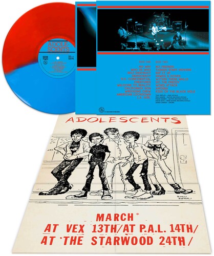 The Adolescents Live At The House Of Blues (Colored Vinyl, Red, Blue, Poster)