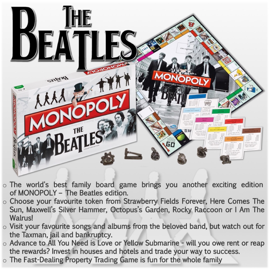The Beatles Beatles Monopoly