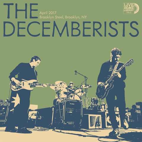 The Decemberists Live Home Library Vol. 2 (April 2017, Brooklyn Steel) (Indie Exclusive, Limited Edition,"Red Right Ankle" Colored Vinyl) (2 Lp's)