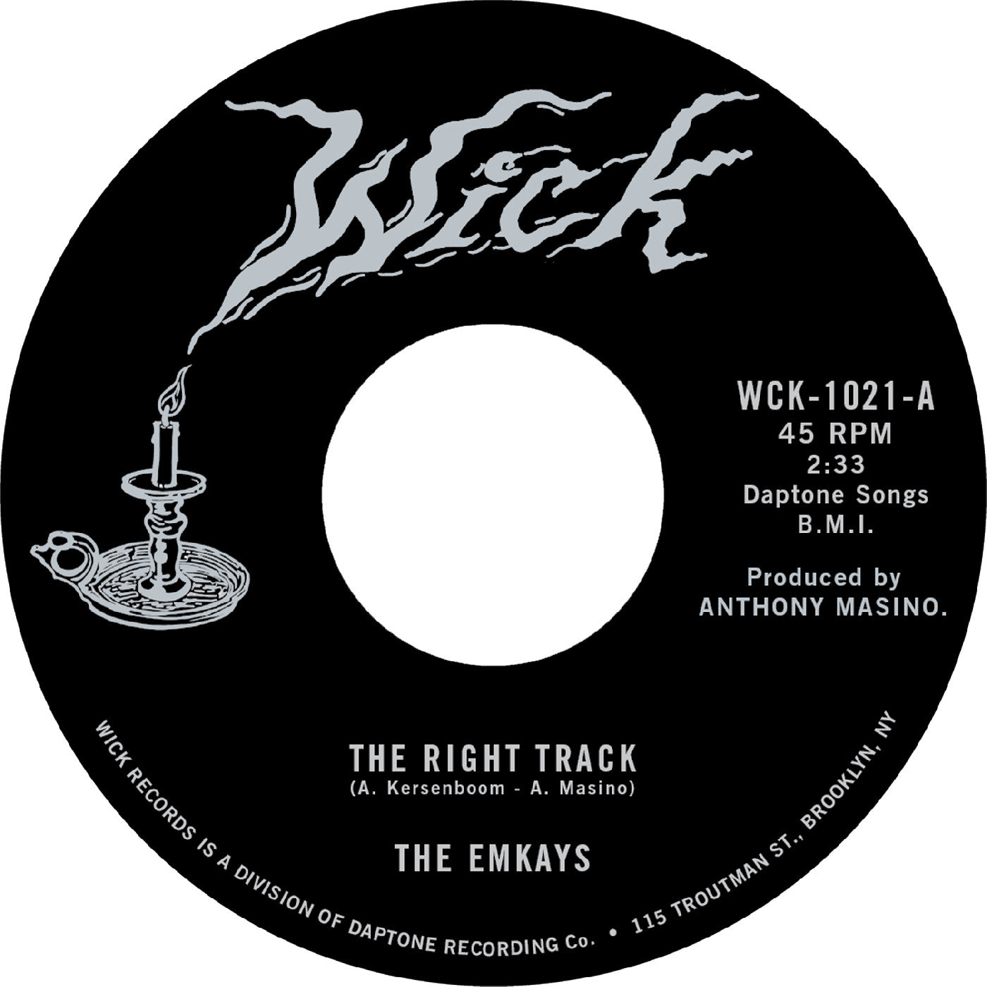 The Emkays The Right Track b/w Make it True